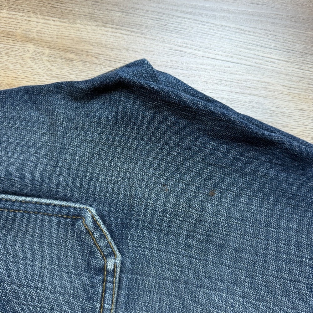 Vintage Diesel Kratt Jeans Men 38x32 Blue Relaxed Straight Dark Wash Made Italy - Picture 8 of 16